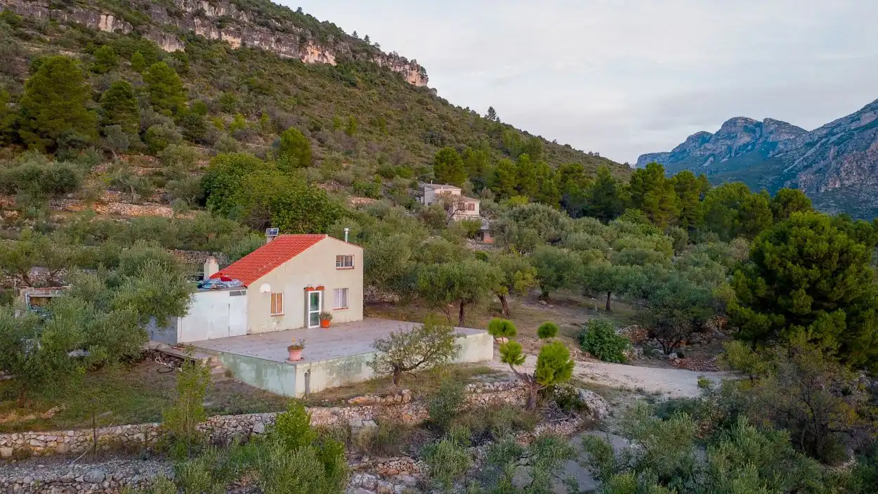 Vista exterior de Finca rústica en venta en Mas de Barberans con Terraza y Trastero