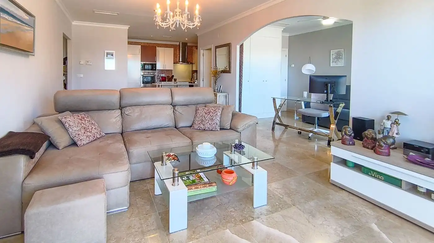 Living room of Apartments for sale in Pedreguer  with Air Conditioner, Heating and Private garden