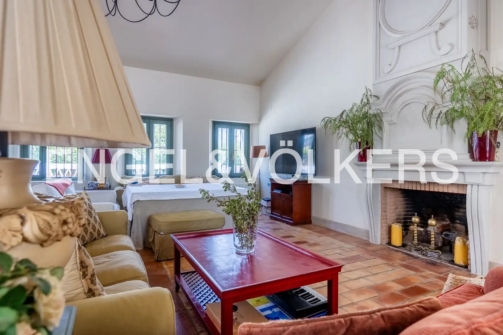 Sala de estar de Finca rústica en venta en Aljaraque con Aire acondicionado, Calefacción y Jardín privado