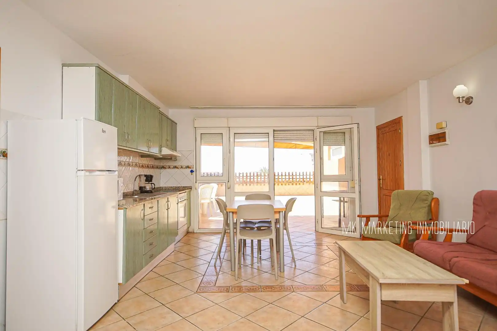 Küche von Dachboden zum Verkauf in Mogán mit Terrasse, Abstellraum und Möbliert