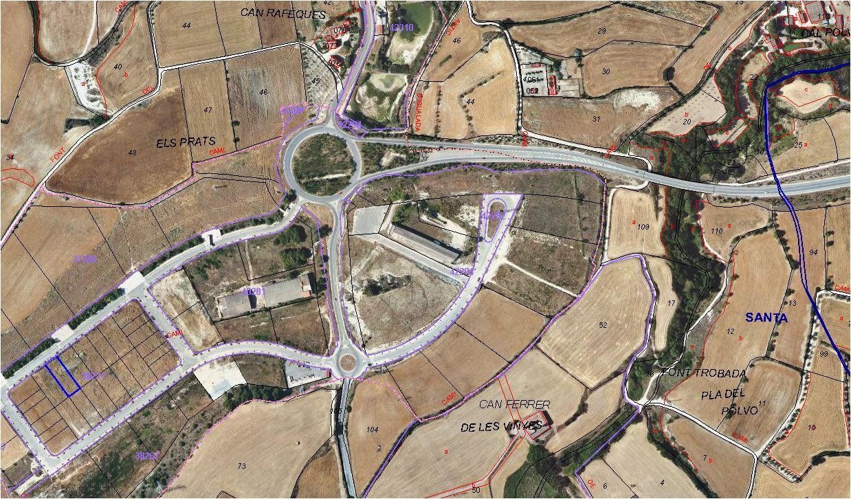 Vista exterior de Terreny industrial en venda en Santa Margarida de Montbui