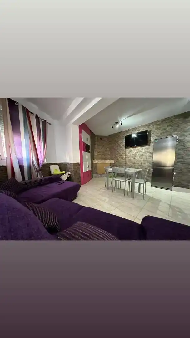 Sala de estar de Dúplex en venta en Olula del Río con Aire acondicionado, Amueblado y Lavadora