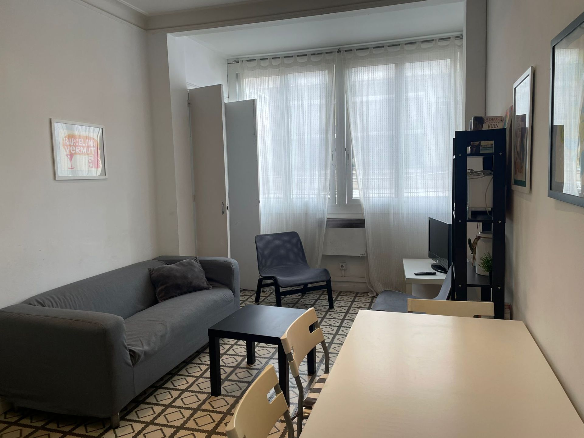 Sala d'estar de Pis en venda en  Barcelona Capital amb Calefacció