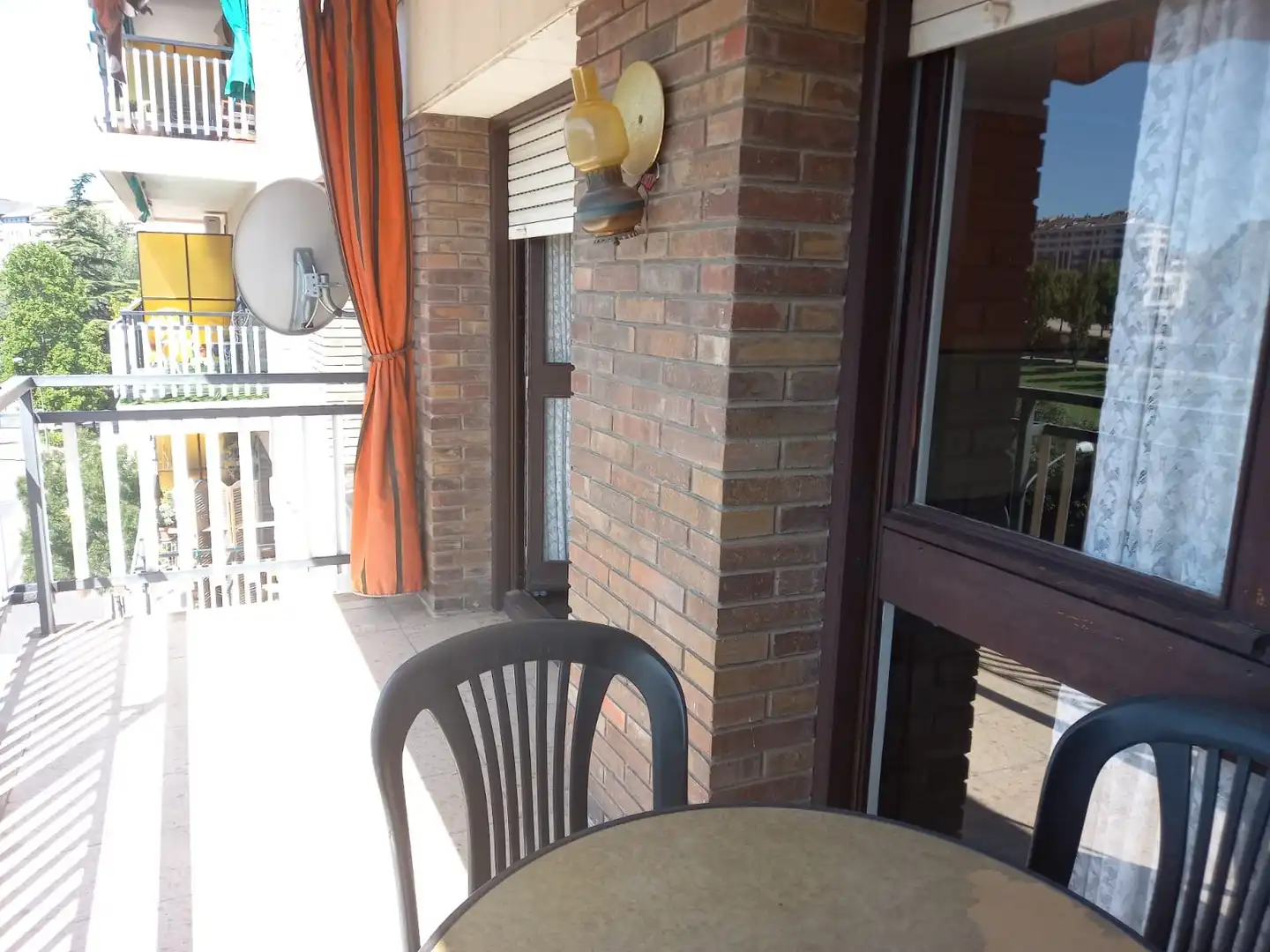 Terraza de Piso de alquiler en Lleida con Aire acondicionado, Calefacción y Piscina