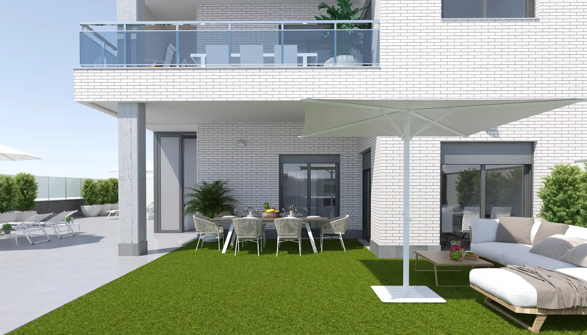 Terrace of Flat for sale in  Murcia Capital  with Air Conditioner, Heating and Parquet flooring