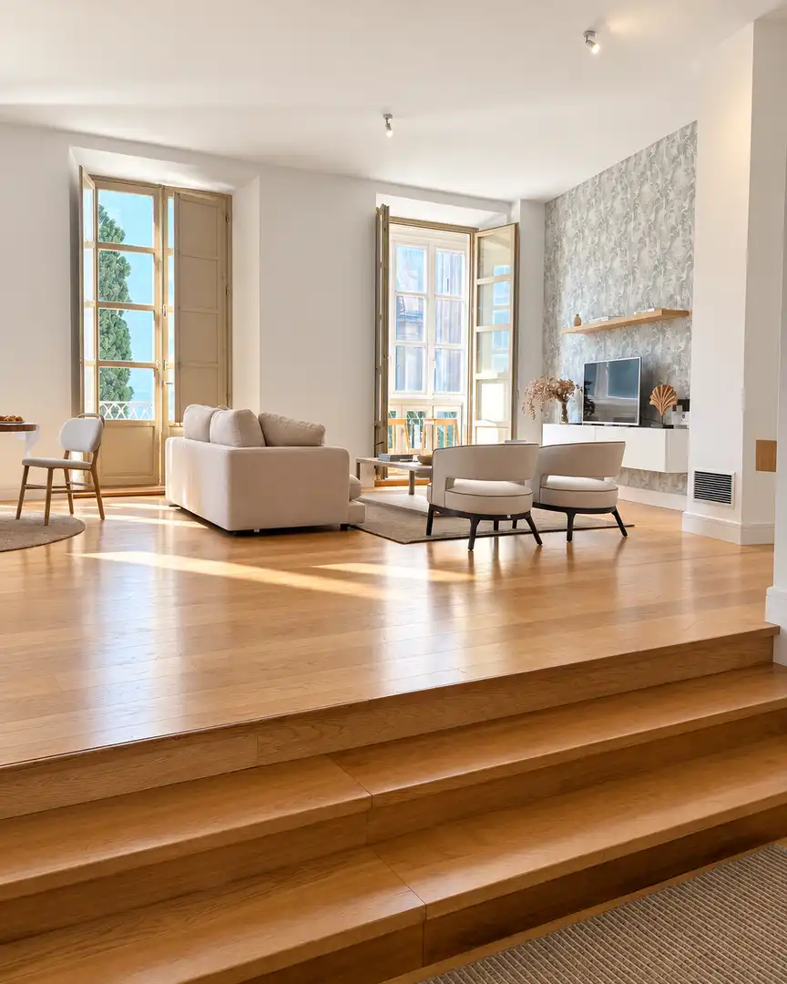 Sala de estar de Apartamento en venta en Centro