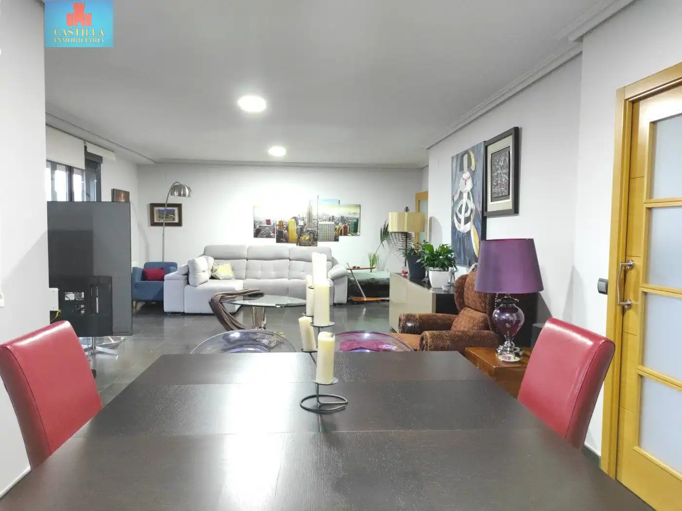 Sala de estar de Casa adosada en venta en Ávila con Aire acondicionado, Calefacción y Terraza