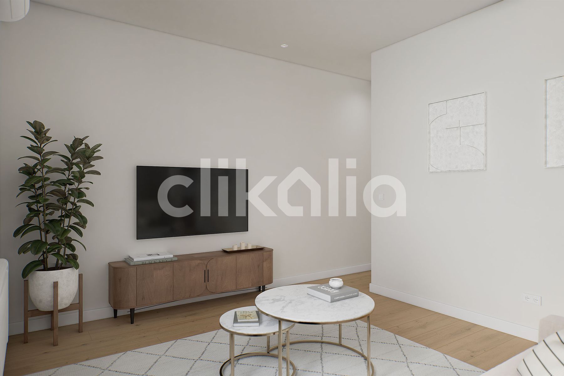 Sala de estar de Piso en venta en  Madrid Capital con Aire acondicionado y Calefacción