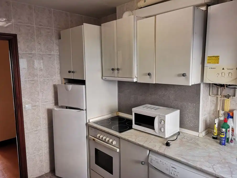 Cocina de Piso de alquiler en Pasaia con Calefacción, Parquet y Amueblado