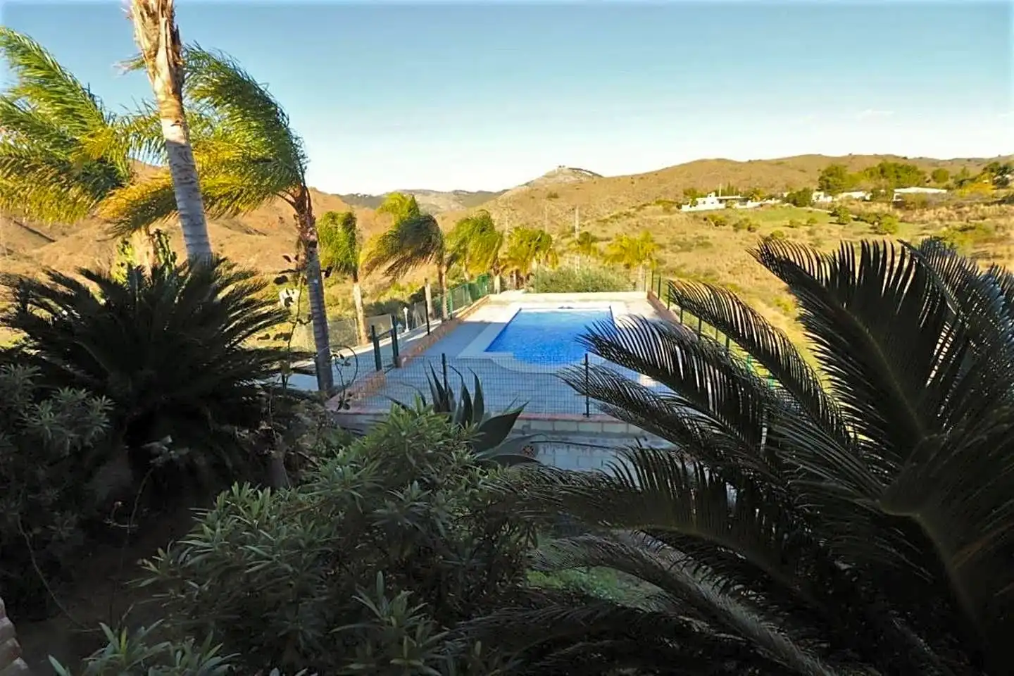 Piscina de Casa o chalet de alquiler en Mijas con Aire acondicionado, Jardín privado y Terraza