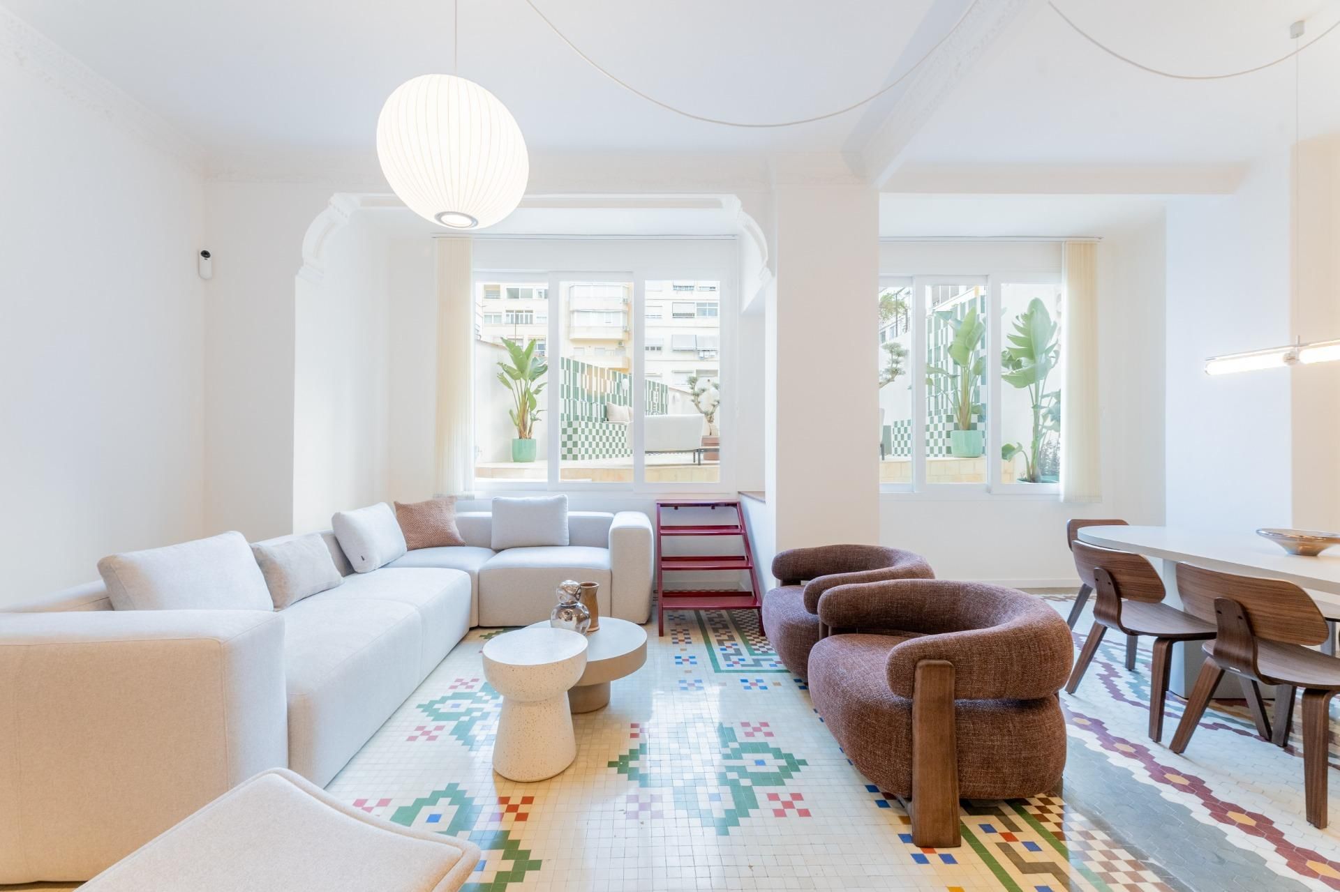 Sala d'estar de Pis en venda en  Valencia Capital amb Aire condicionat, Terrassa i Traster