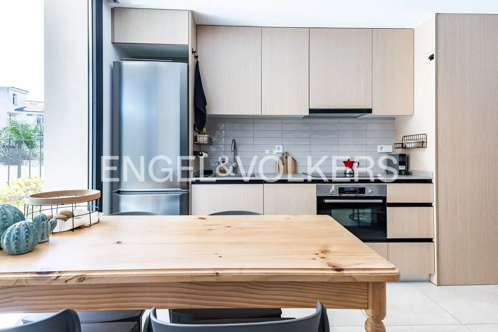 Cocina de Piso en venta en Sant Cugat del Vallès con Aire acondicionado, Calefacción y Jardín privado