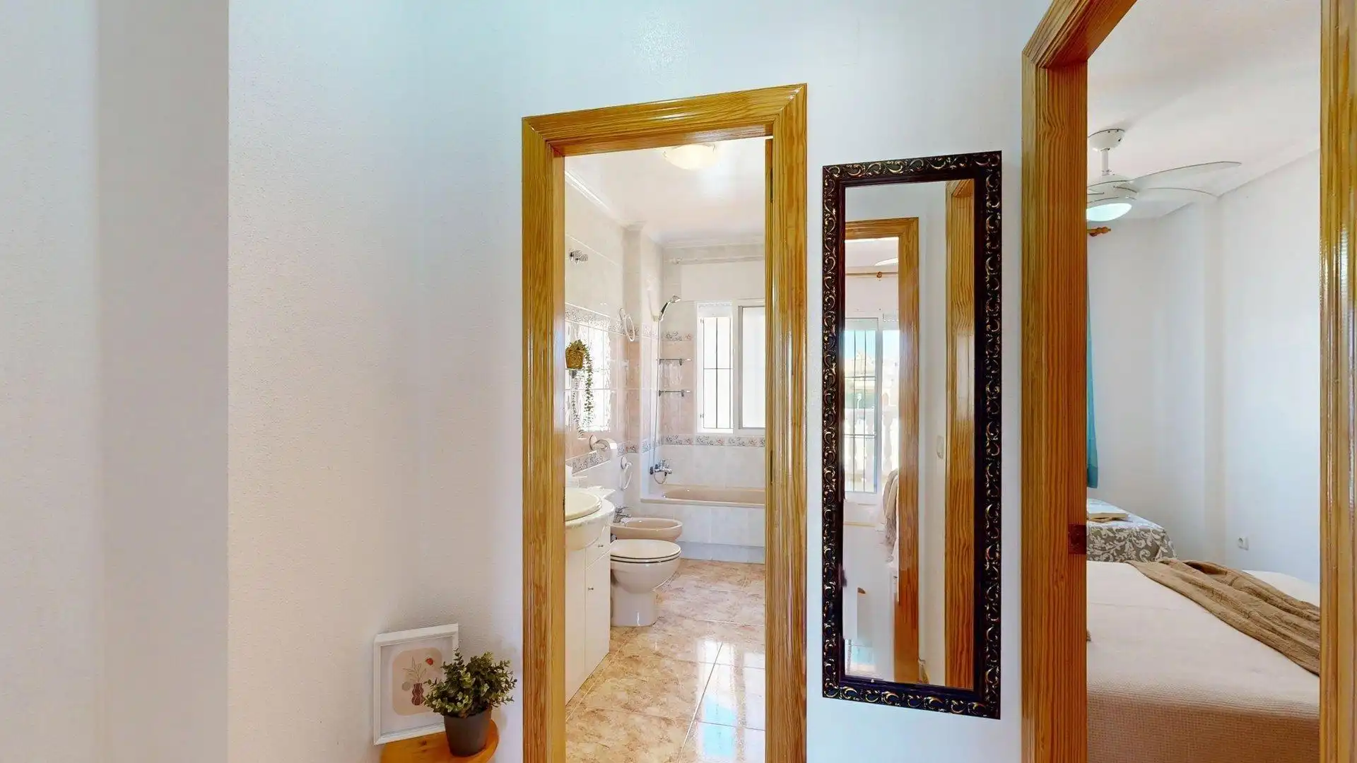 Baño de Casa adosada en venta en Pilar de la Horadada con Jardín privado, Terraza y Balcón