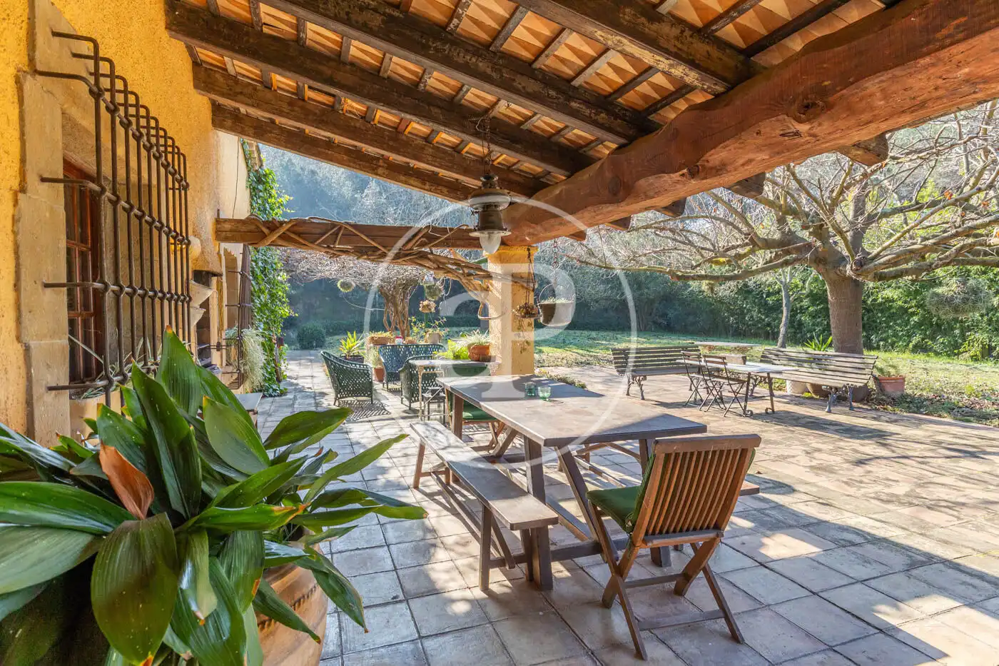 Terraza de Casa o chalet en venta en Vilanova del Vallès con Calefacción, Jardín privado y Terraza