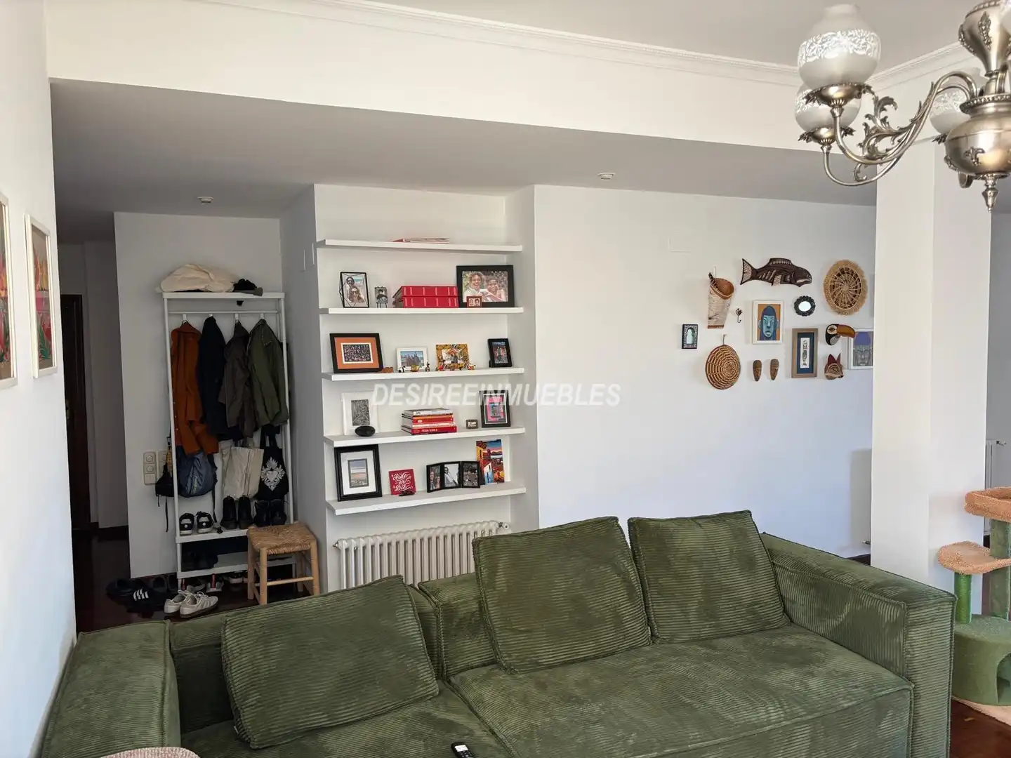 Sala de estar de Piso de alquiler en Valencia con Aire acondicionado, Calefacción y Parquet
