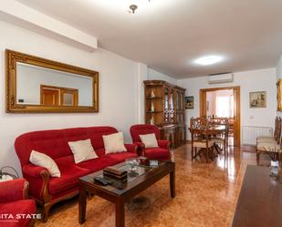 Living room of Single-family semi-detached for sale in Roquetas de Mar  with Air Conditioner, Terrace and Swimming Pool