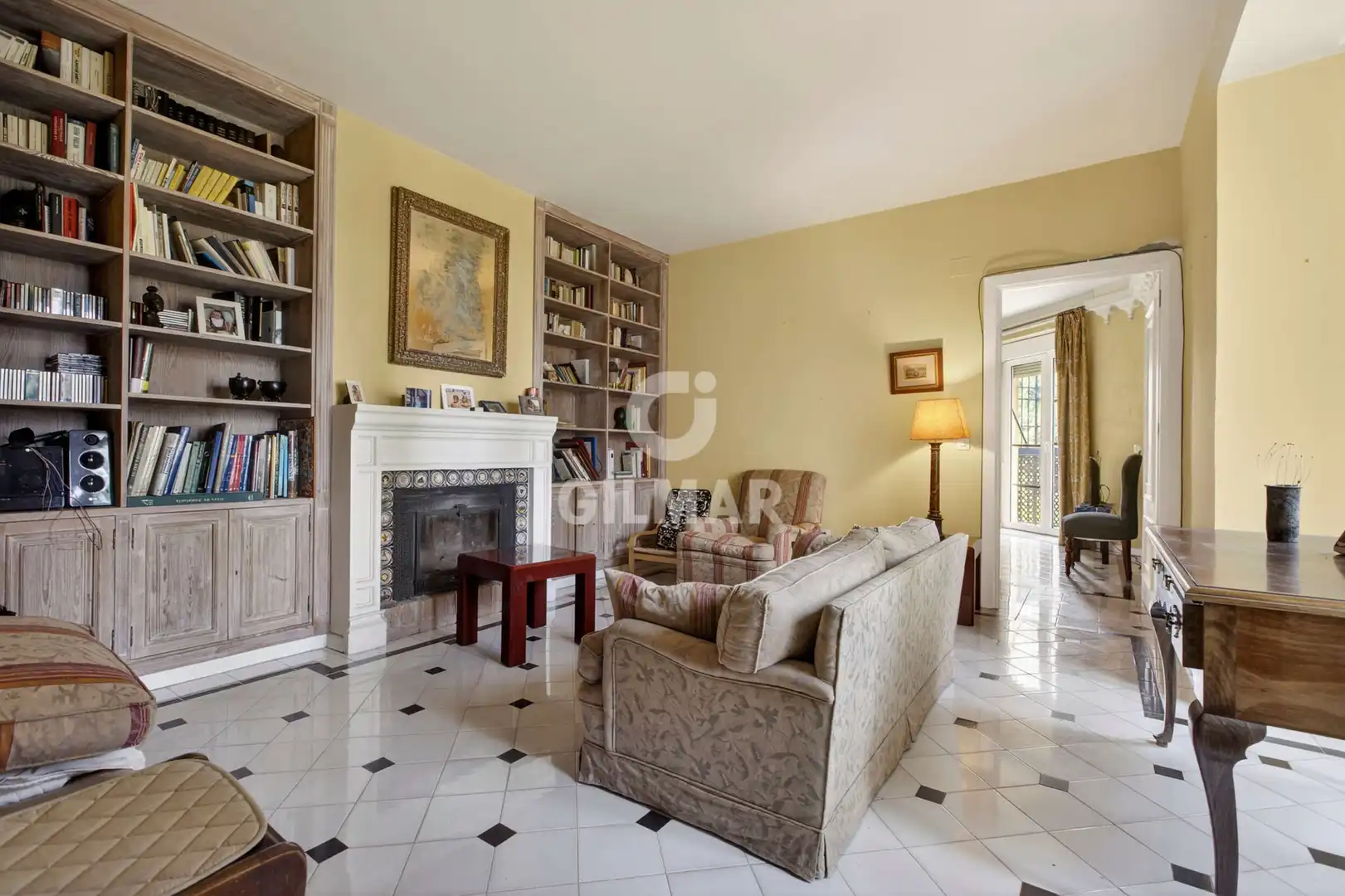 Living room of Houses for sale in Tomares  with Heating, Private garden and Swimming Pool