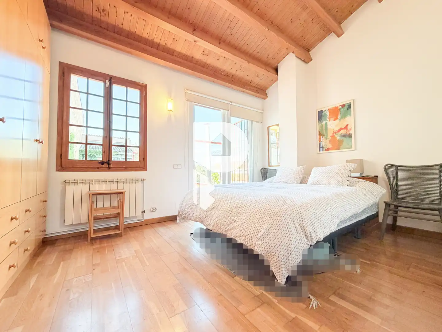 Habitación de Casa adosada en venta en Sant Vicenç Dels Horts con Aire acondicionado, Calefacción y Jardín privado