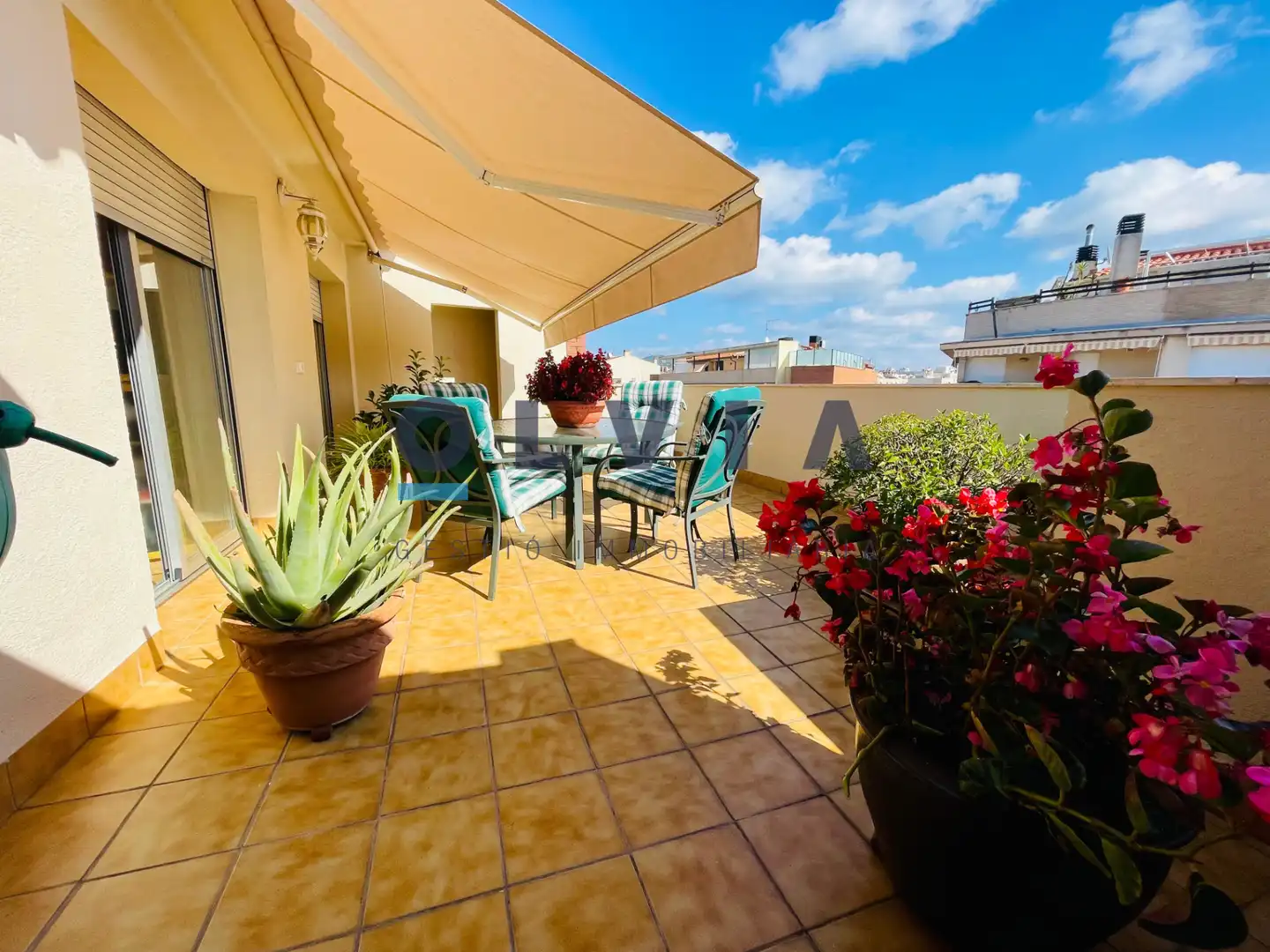 Terrace of Duplexes for sale in Terrassa  with Air Conditioner, Heating and Parquet flooring