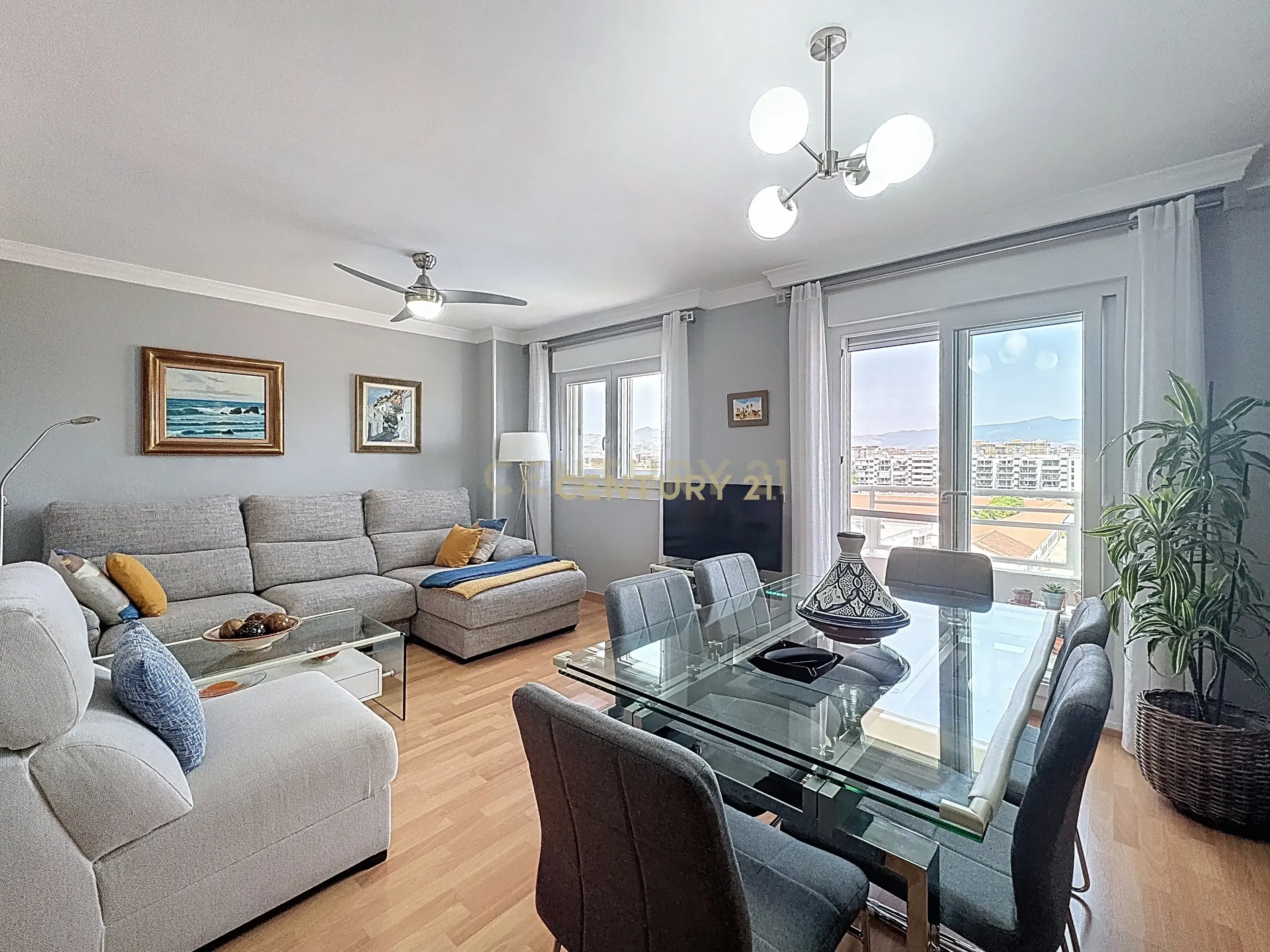 Living room of Flat for sale in Málaga Capital  with Air Conditioner, Heating and Terrace