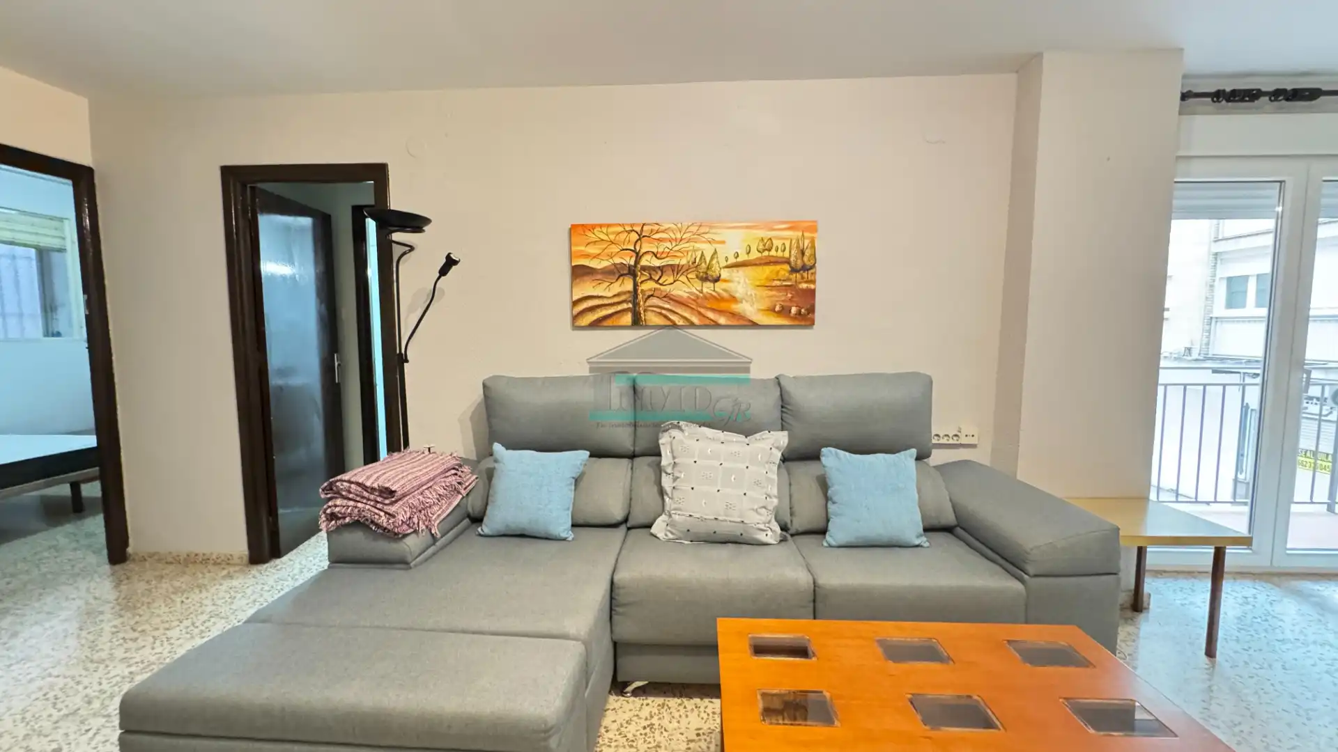 Living room of Flat for share in Granada  with Heating, Furnished and Oven