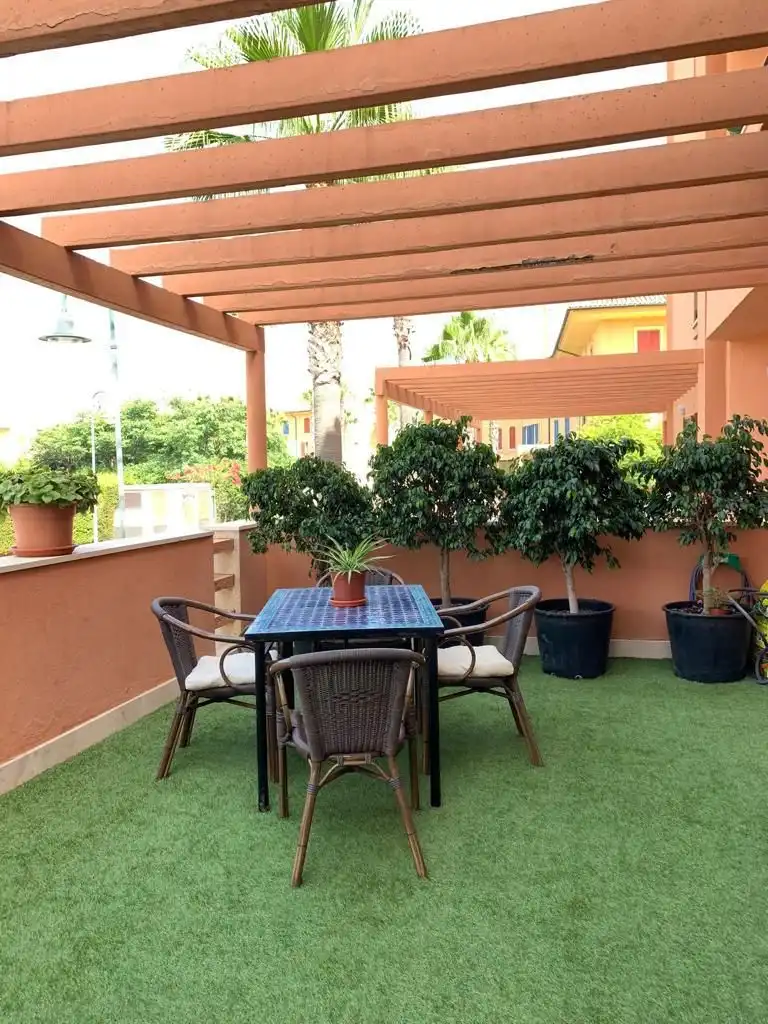 Terraza de Apartamento en venta en Sotogrande con Aire acondicionado, Calefacción y Jardín privado