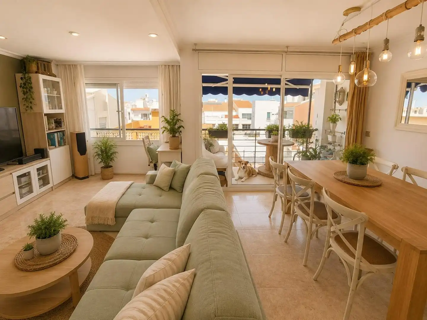 Sala d'estar de Àtic en venda en Malgrat de Mar amb Terrassa i Traster