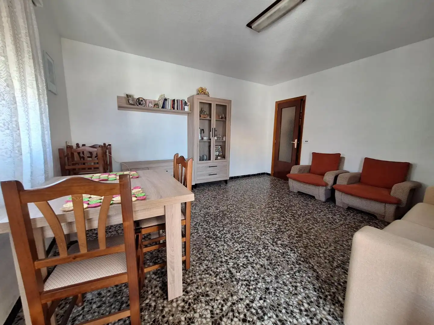 Sala de estar de Apartamento en venta en Tavernes de la Valldigna con Aire acondicionado y Balcón