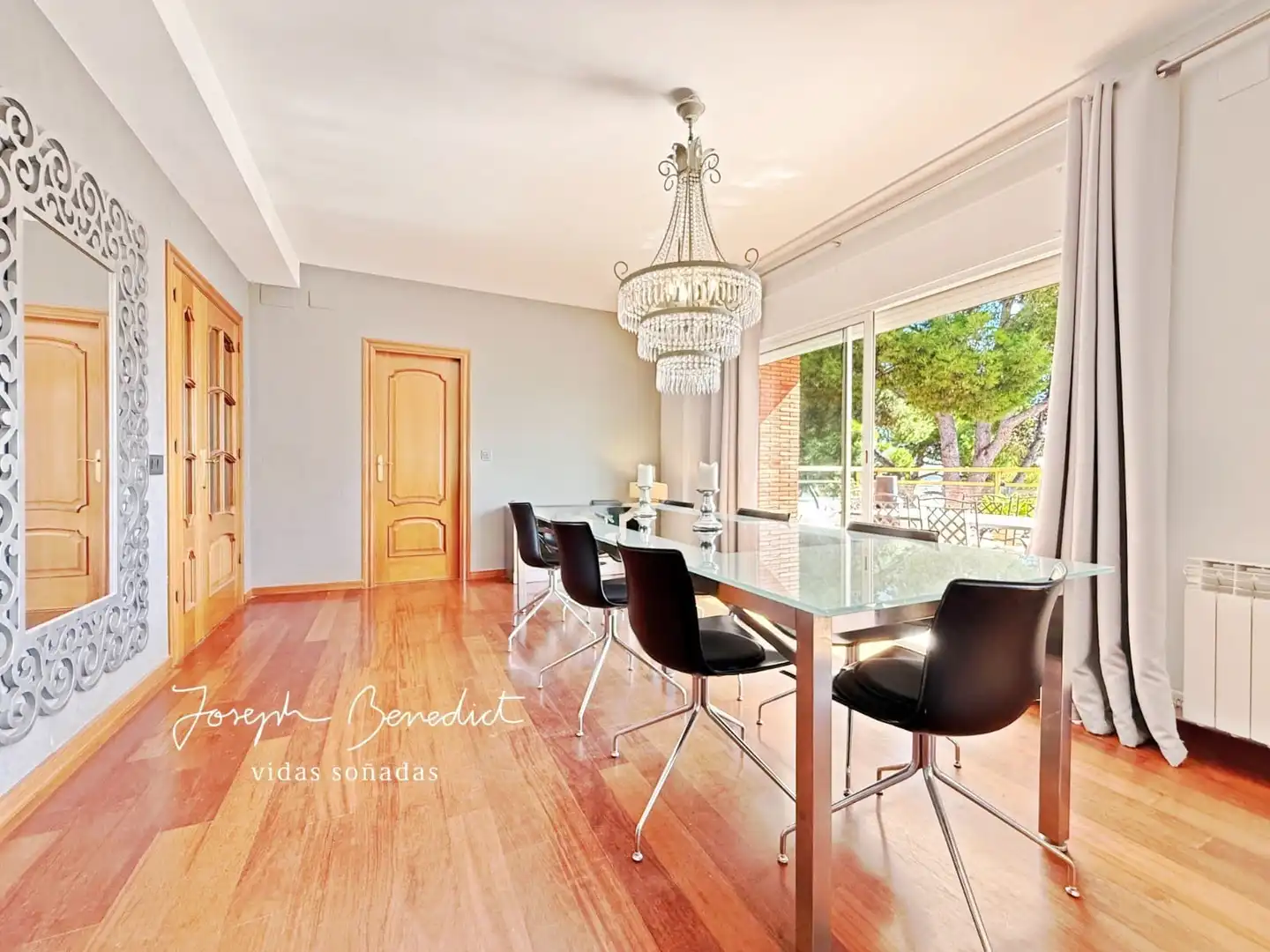 Dining room of Houses for sale in Castelldefels  with Air Conditioner, Heating and Private garden