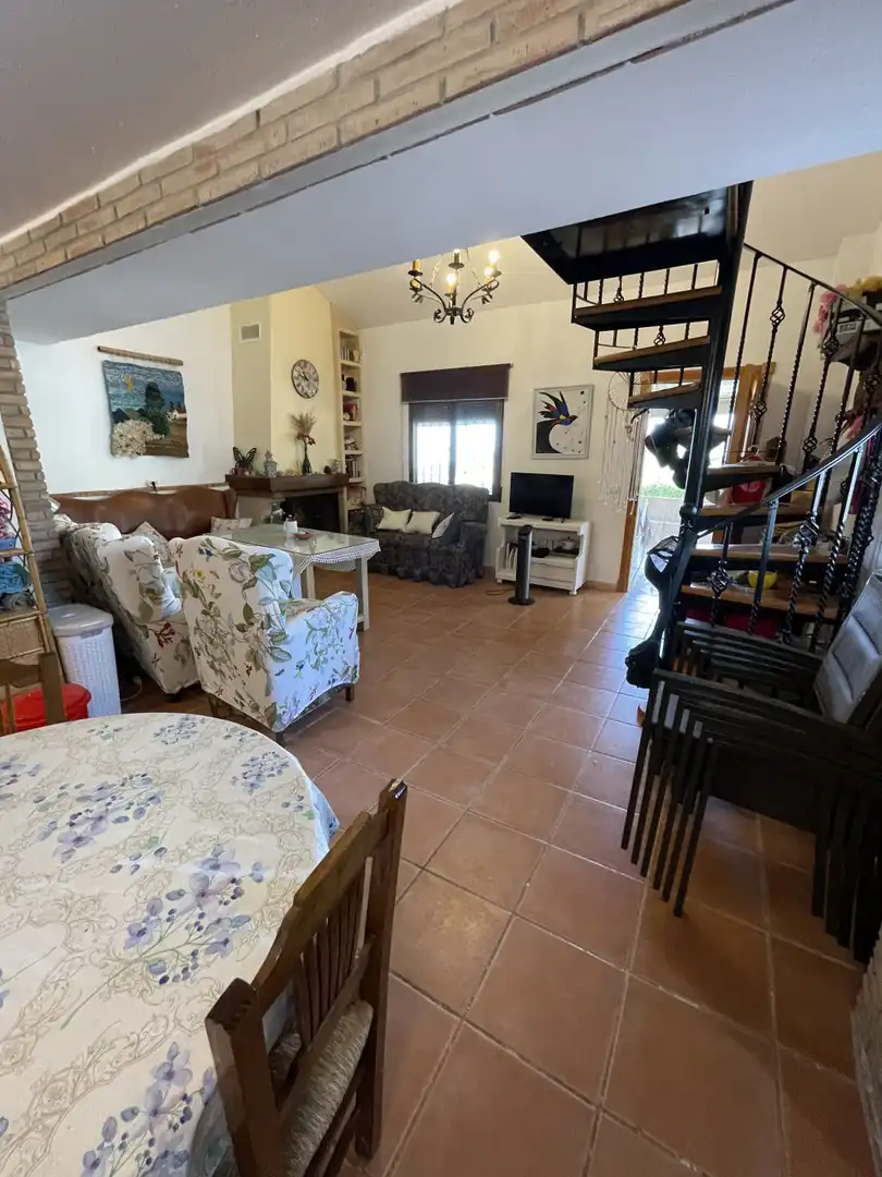 Sala d'estar de Finca rústica en venda en Salobreña amb Piscina