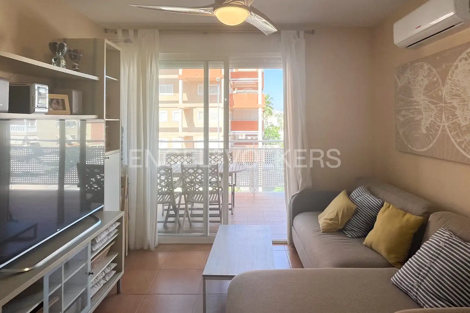 Terraza de Piso de alquiler en Canet d'En Berenguer con Aire acondicionado, Calefacción y Terraza