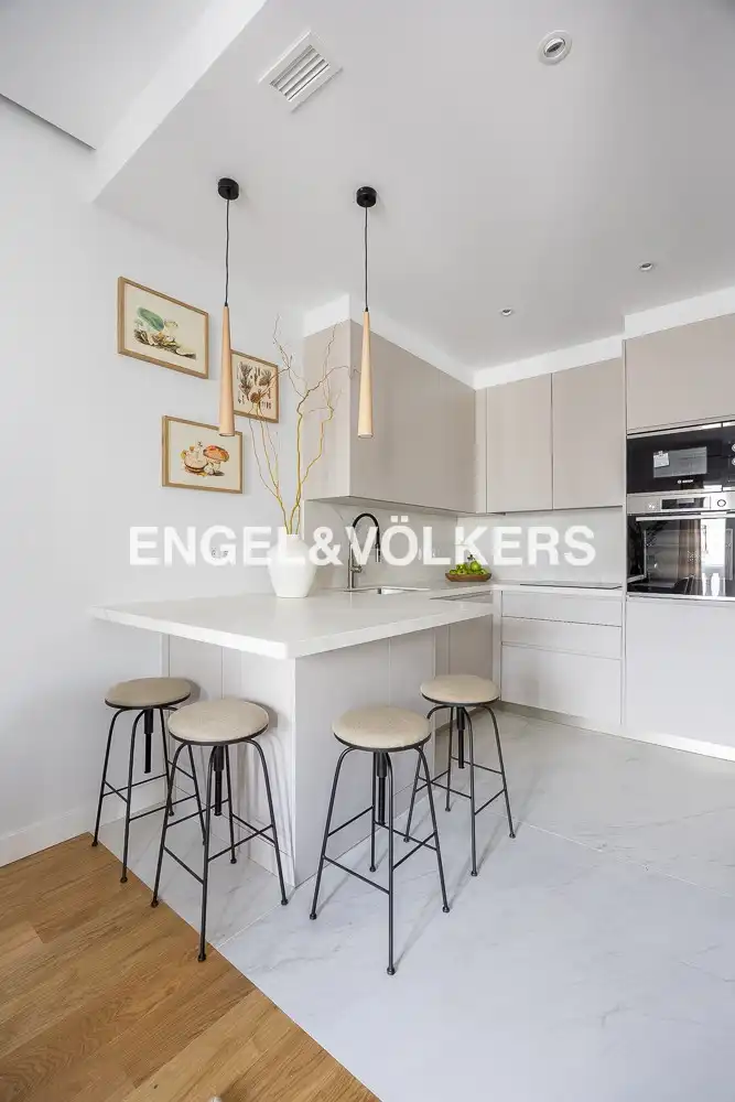 Kitchen of Flat for rent in Barrio de Salamanca