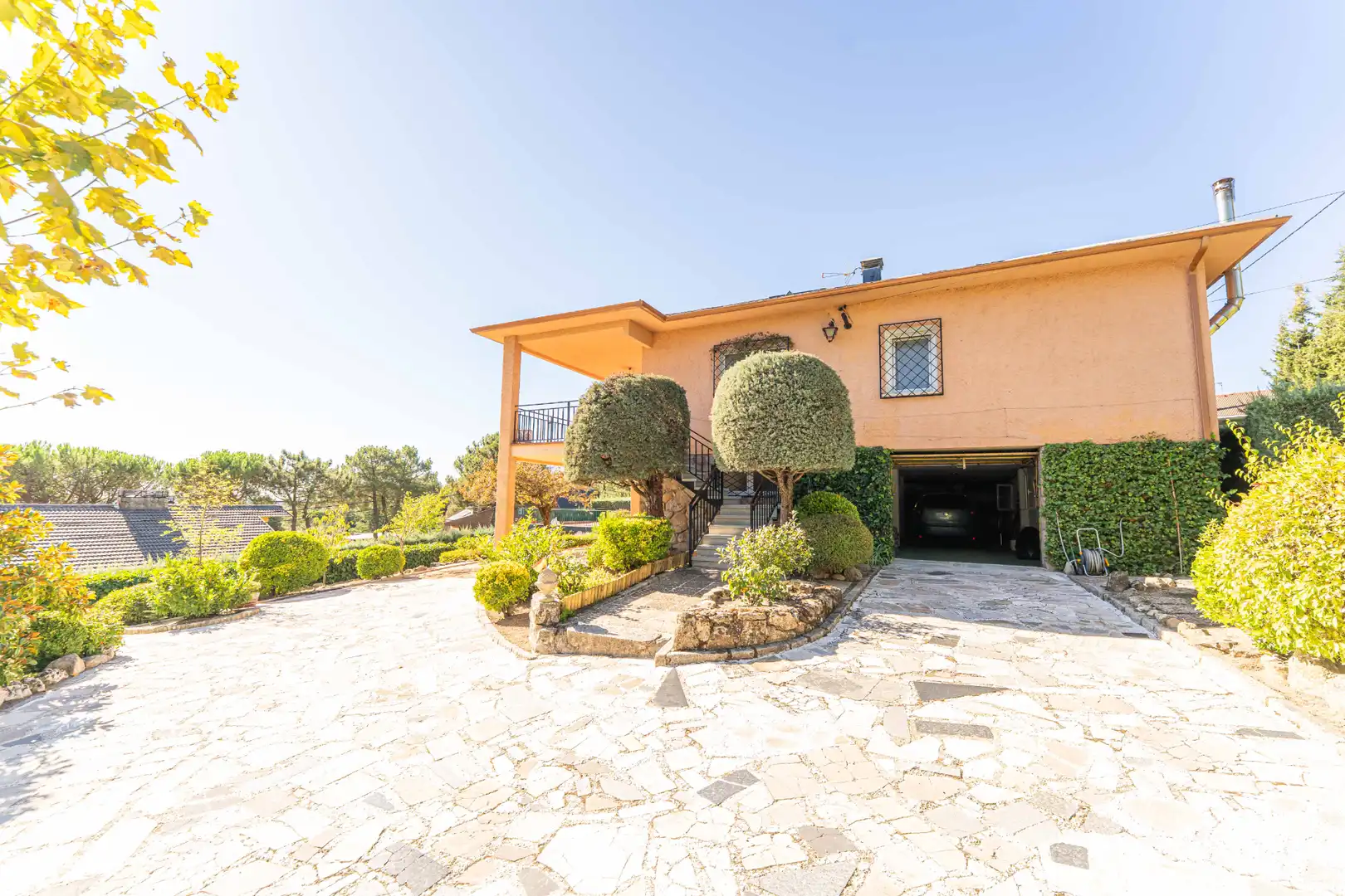 Exterior view of Houses for sale in Guadarrama  with Air Conditioner, Heating and Private garden