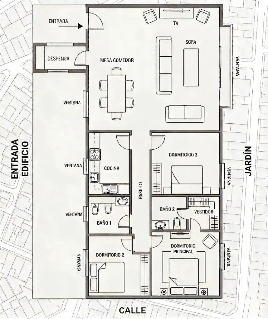 Flat with terrace for sale in Calle de Nuria, imagen 24