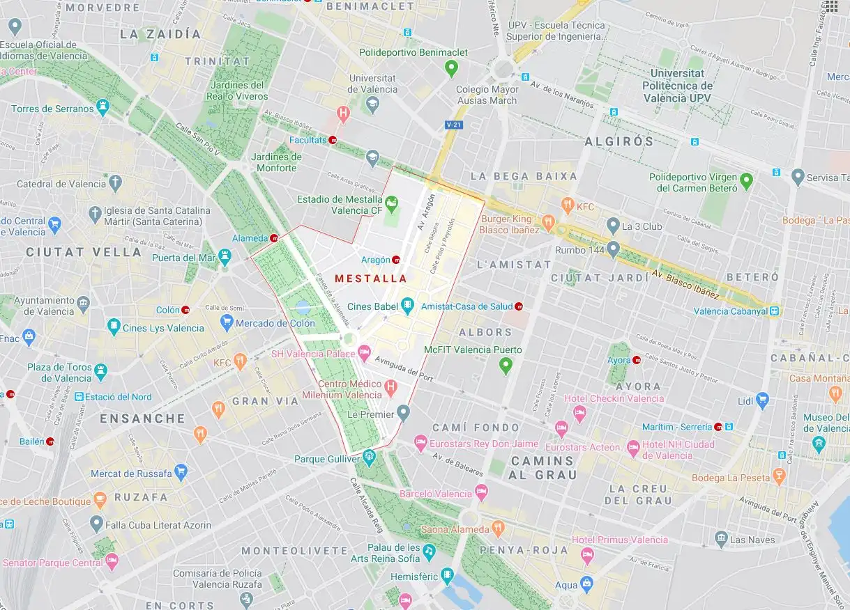 Vista exterior de Pis de lloguer en Valencia amb Aire condicionat, Calefacció i Moblat