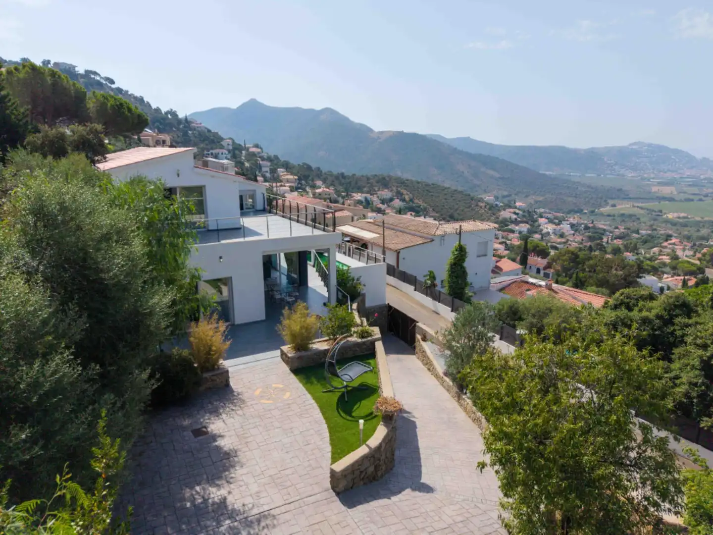 Exterior view of Houses for sale in Roses  with Terrace and Swimming Pool