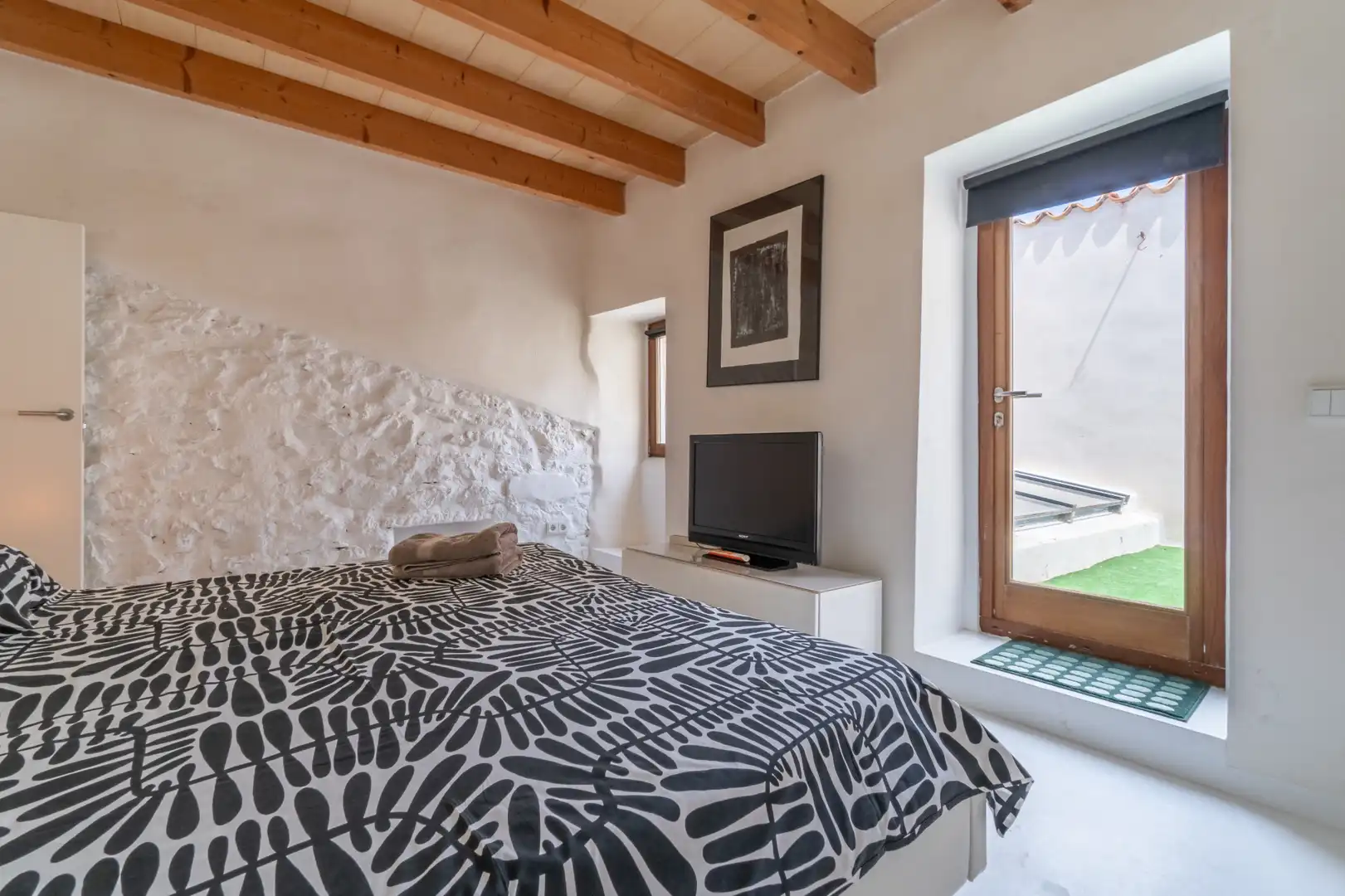 Schlafzimmer von Einfamilien-Reihenhaus zur Miete in Artà mit Klimaanlage, Heizung und Terrasse