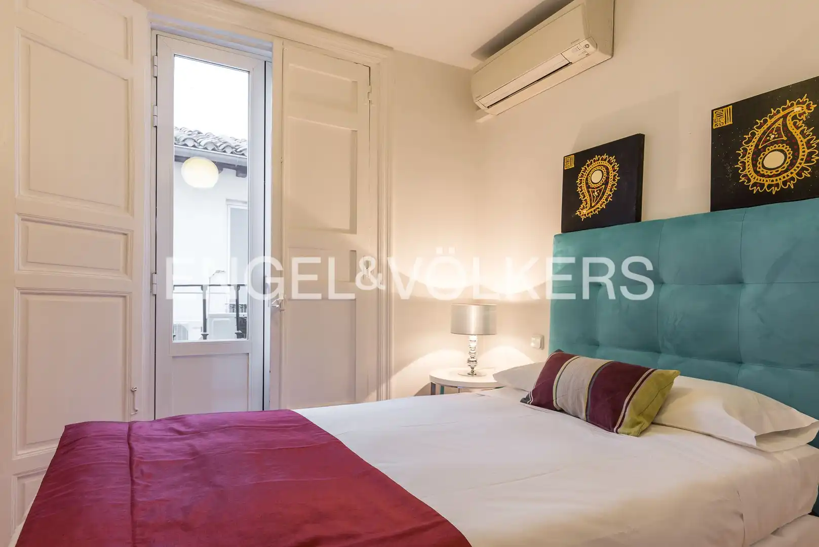 Bedroom of Flat for rent in Madrid  with Air Conditioner, Heating and Furnished