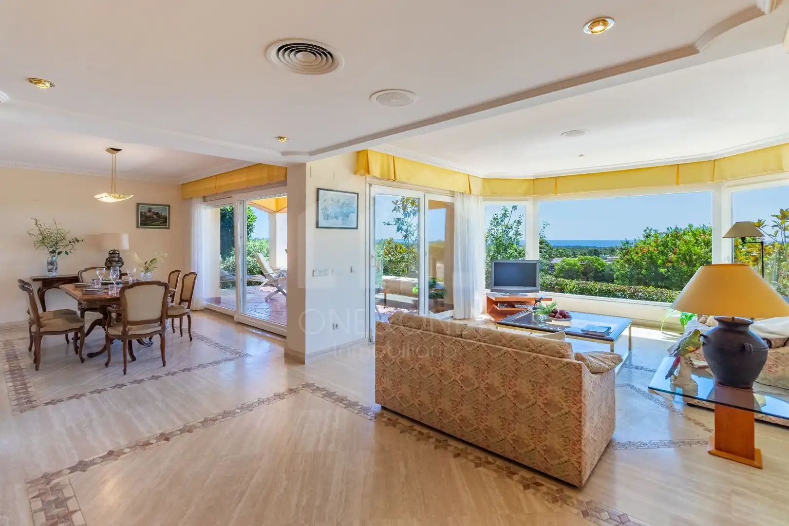 Sala de estar de Casa o chalet de alquiler en Mont-roig del Camp con Aire acondicionado, Calefacción y Jardín privado