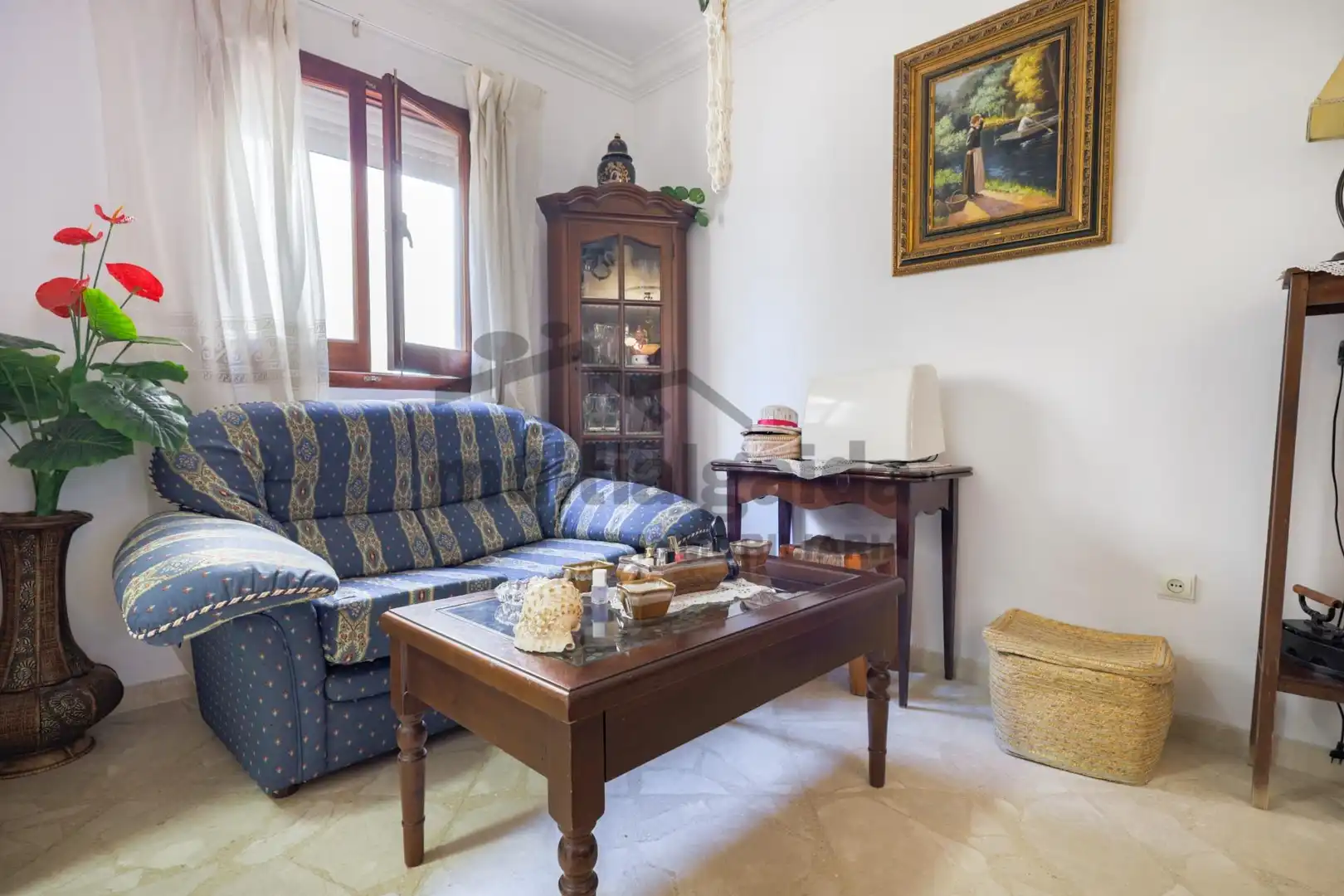 Living room of Houses for sale in Sanlúcar de Barrameda  with Air Conditioner, Private garden and Terrace