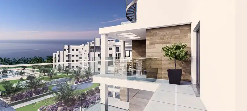Terraza de Ático en venta en Dénia con Aire acondicionado, Calefacción y Piscina comunitaria
