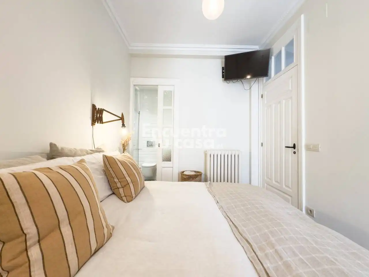 Schlafzimmer von Wohnung zum Verkauf in Donostia - San Sebastián  mit Klimaanlage, Heizung und Möbliert