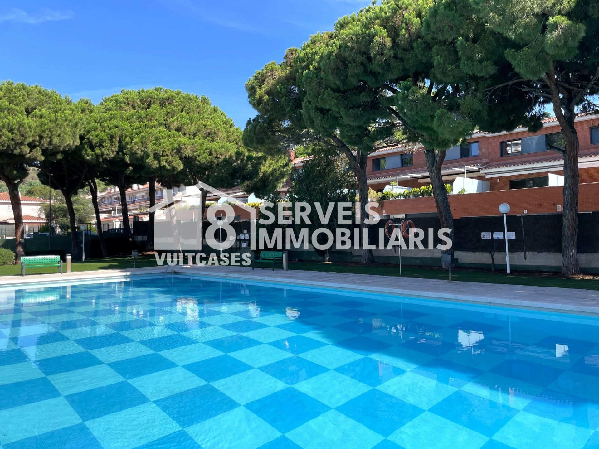 Exterior view of Single-family semi-detached to rent in Sant Vicenç de Montalt  with Heating, Private garden and Terrace