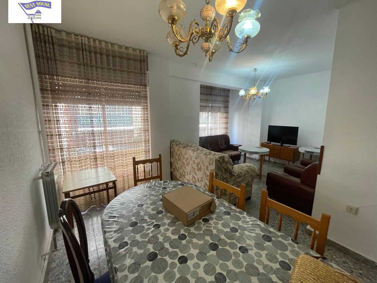 Dining room of Flat for sale in  Albacete Capital  with Heating, Terrace and Balcony