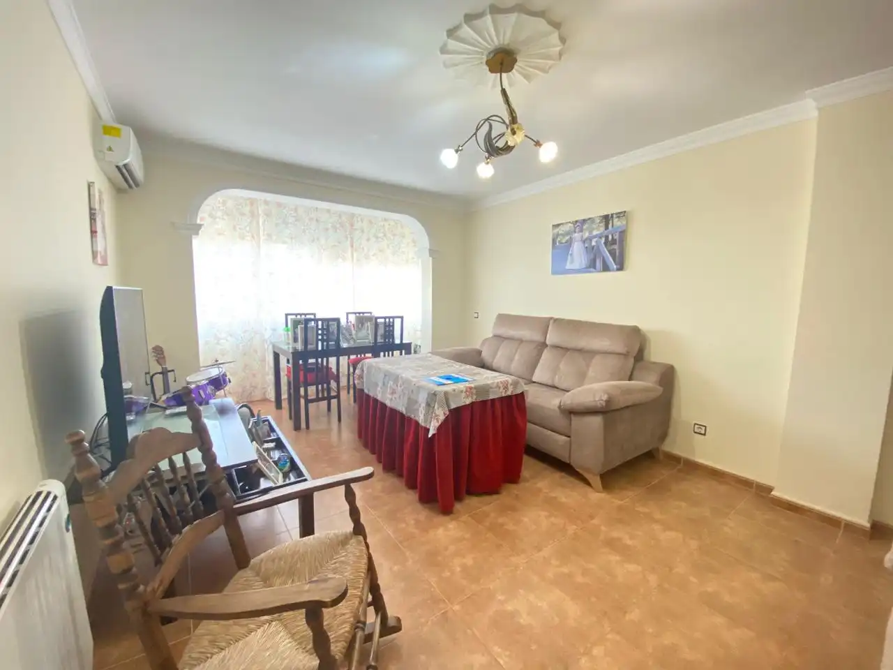 Sala de estar de Piso en venta en Sanlúcar de Barrameda con Aire acondicionado, Calefacción y Trastero
