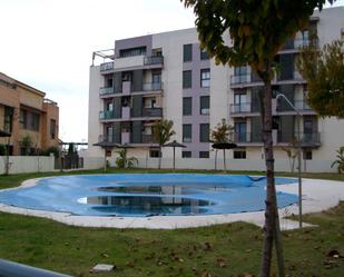 Swimming pool of Attic to rent in Mairena del Aljarafe  with Air Conditioner, Heating and Private garden
