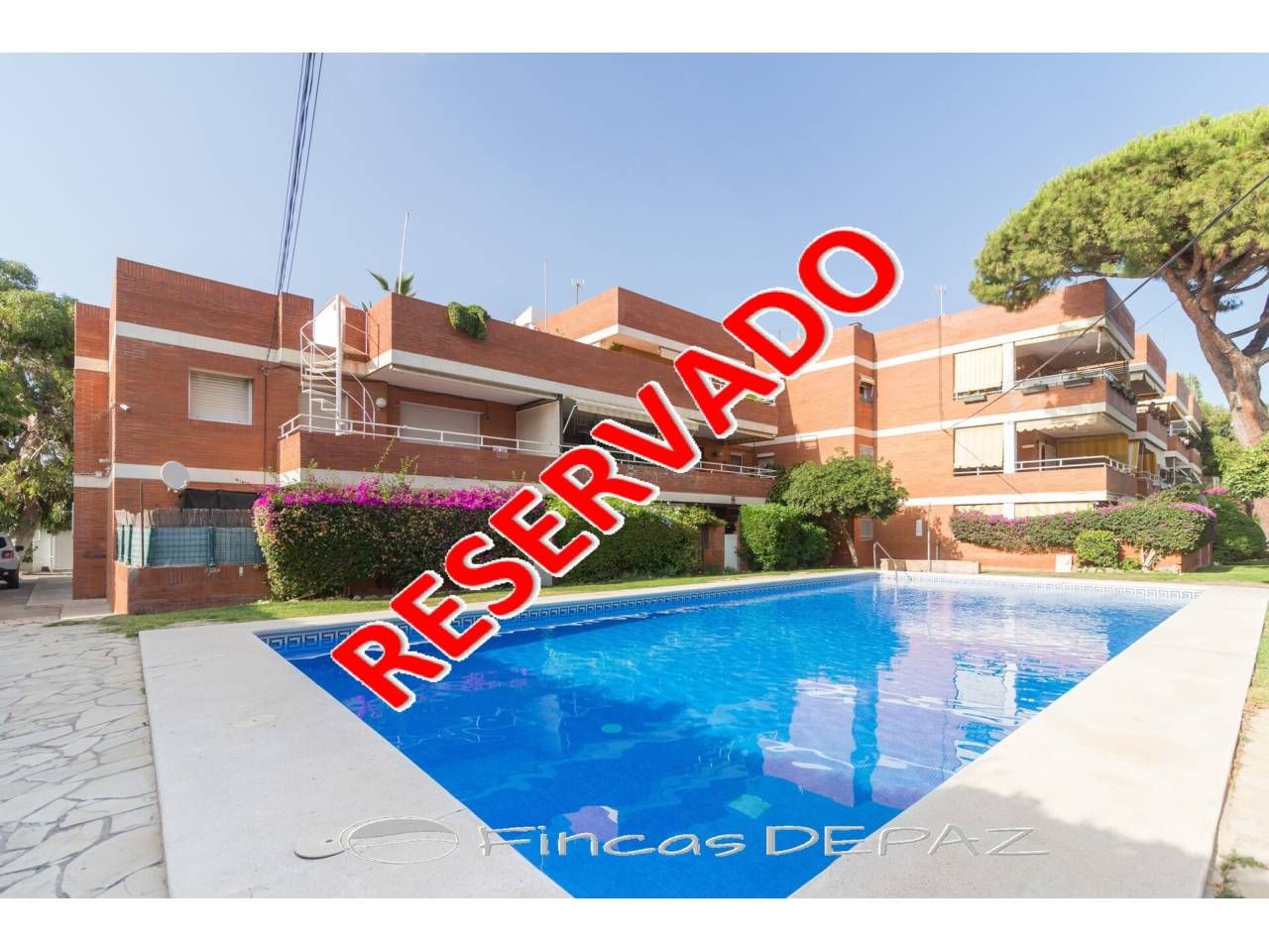 Swimming pool of Apartment for sale in Castelldefels  with Air Conditioner, Heating and Terrace