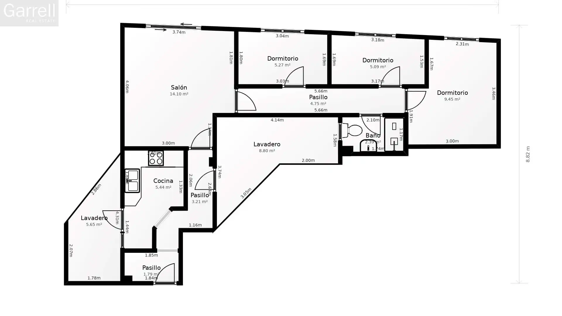 Wohnung zum Verkauf in Viladecans mit Terrasse und Balkon