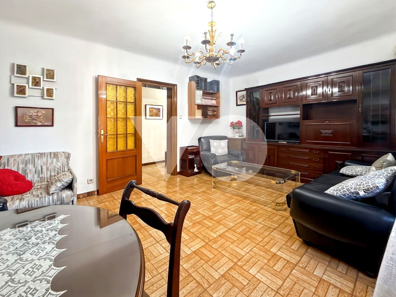 Sala de estar de Piso en venta en  Madrid Capital con Aire acondicionado y Calefacción
