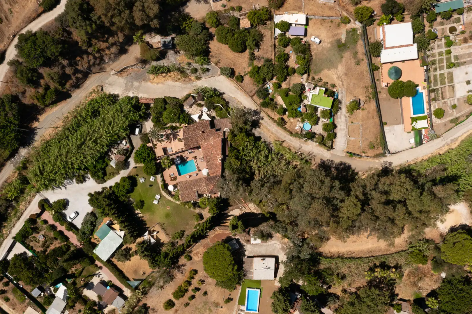 Außenansicht von Country house zum Verkauf in Estepona mit Klimaanlage, Privatgarten und Terrasse